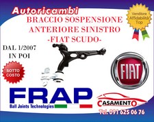 BRACCIO SOSPENSIONE ANTERIORE SINISTRO FRAP CON TESTINA-FIAT SCUDO DA1/2007
