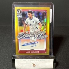2024-25 Panini Donruss CALCIO LAZAR SAMARDZIC AUTOGRAFO ORO #’d/10 SERBIA