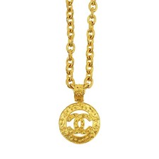 Collana lunga CHANEL Coco Logos oro 94A accessorio vintage 90228105