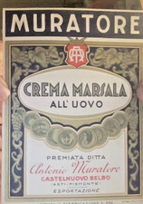 ETICHETTA di CASTELNUOVO BELBO ASTI MURATORE ANTONIO CREMA MARSALA ALL'UOVO-1139