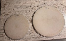 2 testine batteria vintage