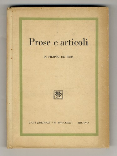 Prose articoli di - e, filippo