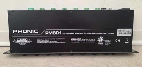 Mixer rack phonic 801 8 - phonic, pm