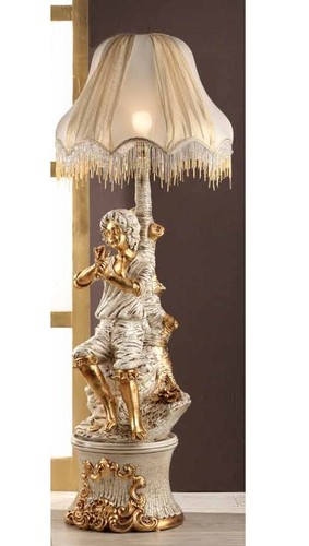 Lampada statua con flauto - lampada,