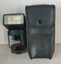 Flash Canon Speedlite 420EX flash a innesto con custodia e supporto originali