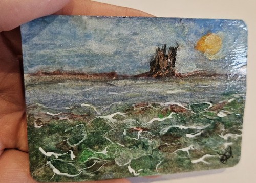 Paesaggio marino castello