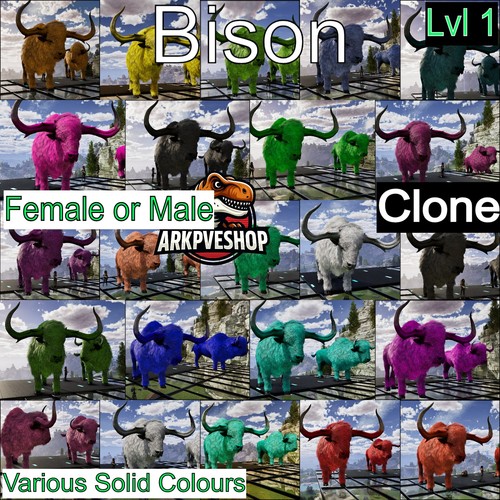 Bisonte livello clone tinta - livello, 1
