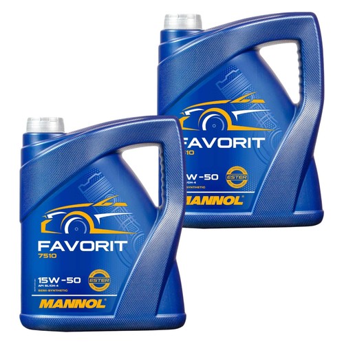 2x5 mannol favorit 15w - l, 15w-50