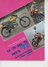 advertising TEST MOTO REGOLARITA 75cc. 1977-ANCILLOTTI-GORI-PUCH ENDURO EPOCA