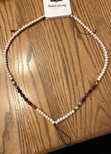 Collana cordino perline - , in