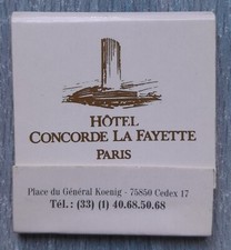 Scatola Fiammiferi Hotel