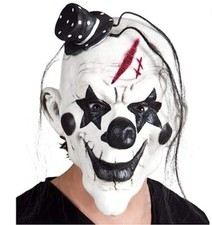 Maschera pagliaccio clown film horror morbida mostro silicone L.94482