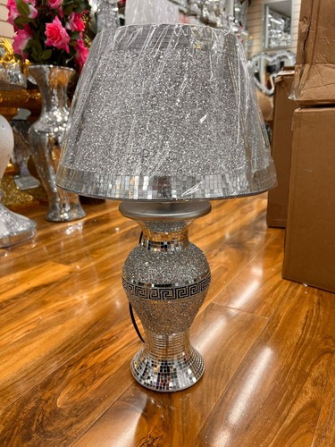 Lampada tavolo argento - lampada,