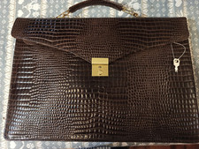 borsa coccodrillo vintage