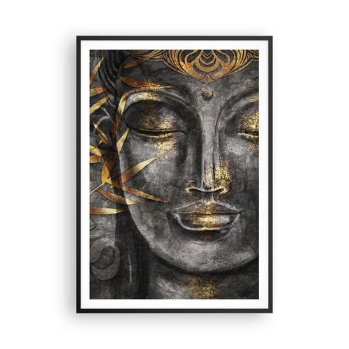 Poster 70x100cm buddha - 70x100cm, oro
