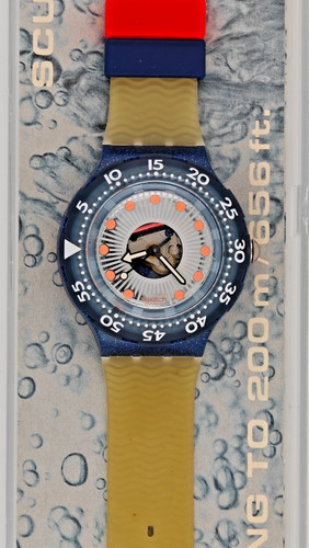 Swatch scuba 200 silver - 200,