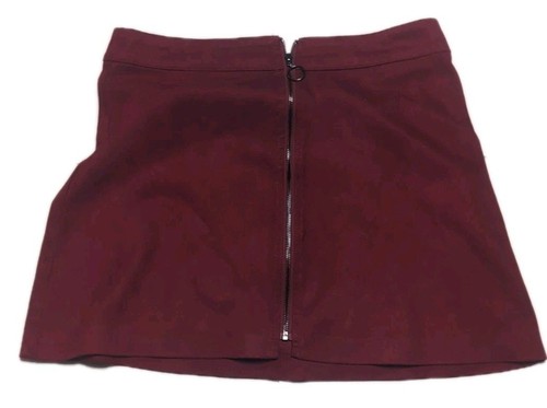 Zara minigonna rossa velluto - minigonna,