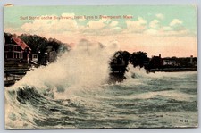 Cartolina d'epoca Surf Storm