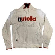 Felpa con zip ricamata marca