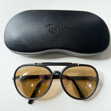 Occhiali da sole vintage Ray Ban B&L gatti 50° anniversario DLX nero opaco 58 mm RB50
