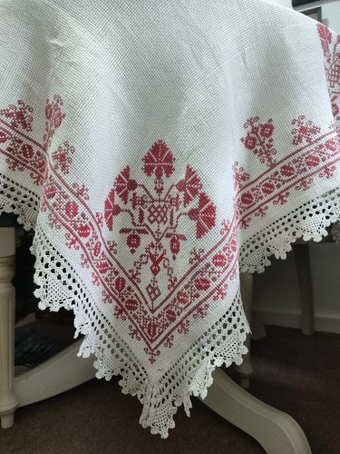 Tovaglia vintage francese