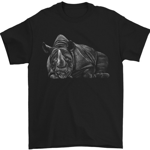 Una maglietta uomo rhino - una,