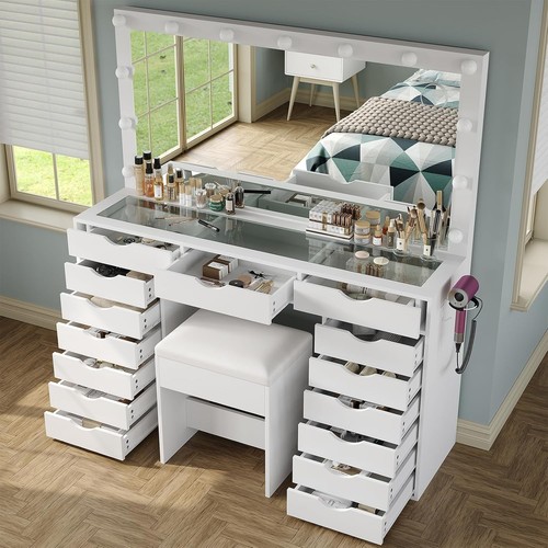 Scrivania vanity con - vanity,