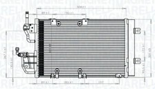 CONDENSATORE RADIATORE ARIA