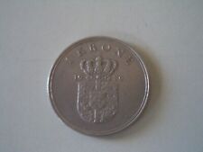 MONETA DANIMARCA 1 KRONE CORONA DANESE - ANNO 1972