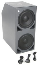 Neumann KH 870 subwoofer da studio alimentato 2 x 10 pollici - impatto angolo inferiore