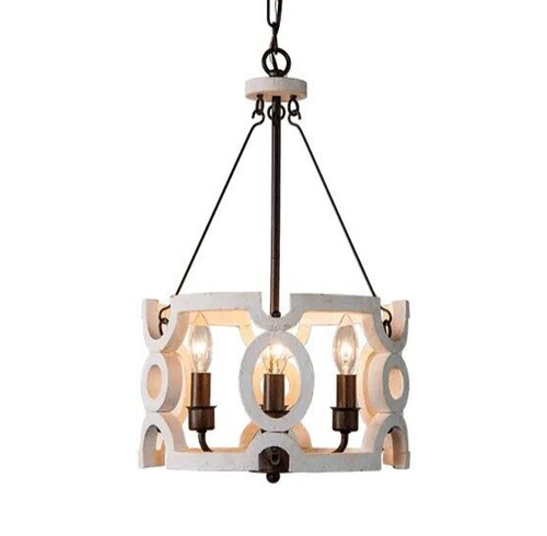 Lampadario rustico legno e - rustico,
