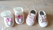 N. 2 paia di Scarpe scarpette Neonata n. 18 Disney n. 17 Mayoral ottime 