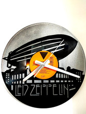Orologio da parete inciso su vinile 12″ Led Zeppelin After Shock modding unico