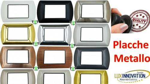 Placca metallo bticino living - metallo,