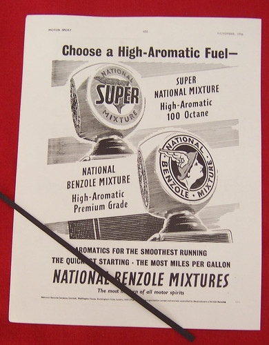 National benzole petrol - benzole, pump