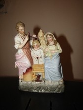 La Sacra Famiglia in porcellana Bisquit epoca primi 900