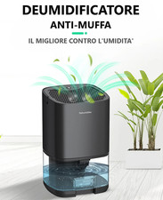 Deumidificatore Aria Portatile Silenzioso 1L Anti Muffa Purificatore Casa Uffici