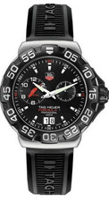 Orologio Tag Heuer Formula 1 42mm Quadrante Nero Data Sveglia Uomo Acciaio WAH111A.BT0714