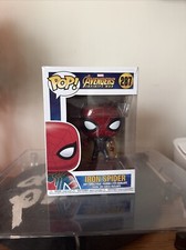 FUNKO POP ! MARVEL AVENGERS INFINITY WAR - IRON SPIDER (287) SPIDERMAN FIGURE
