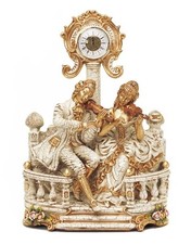 COPPIA VIOLINISTI CON OROLOGIO