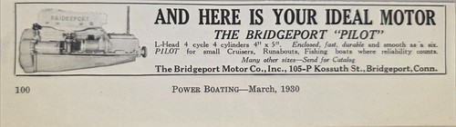 1930 print the - ad, bridgeport