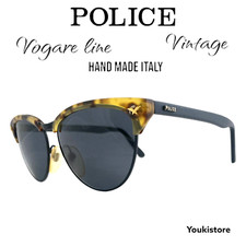 POLICE Vogart line occhiali da sole 1043Col 425 RARE VINTAGE 80s HAND Made ITALY