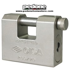 CISA LUCCHETTO ANTI SCASSO MM 75 E MM 84 ACCIAIO CEMENTATO ART.28550