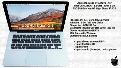 Apple macbook pro a1278 13 - apple,