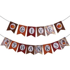  Striscione Per Matrimonio Thanksgiving Decorazioni Bandiere Con Stendardi