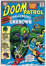 DOOM PATROL # 102 US fumetto 1966 