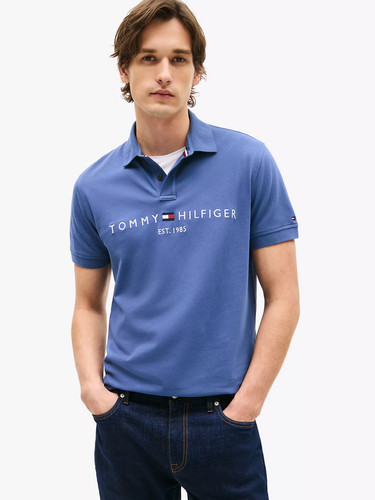 Polo uomo tommy hilfiger logo - hilfiger,