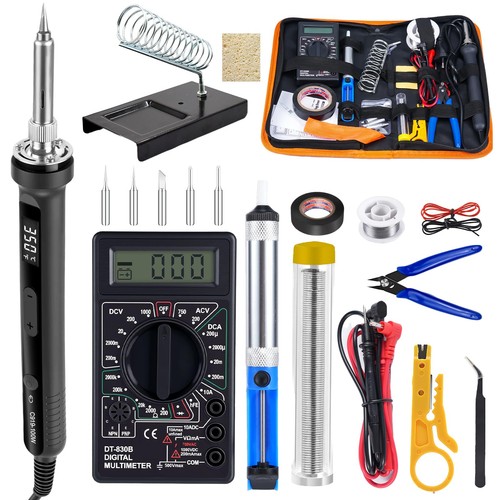 Set saldatore 100w lcd 19in1 - 100w,