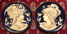 Piatto parete maiolica - da,