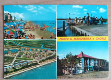 CARTOLINA ITALIA VENEZIA CAORLE PORTO S. MARGHERITA SALUTI VEDUTE ITALY postcard